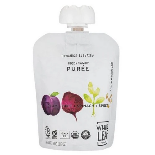 White Leaf Provisions, Plum Beet Spinach Spelt, 3.17 Oz (Case Of 6)