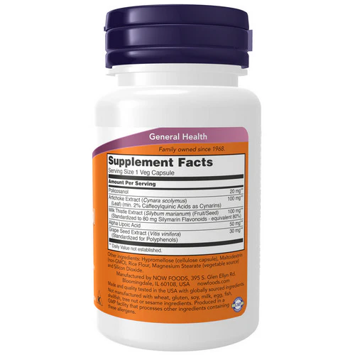 Now Foods, Policosanol Double Strength, 20 Mg, 90 Veg Caps - Image 2