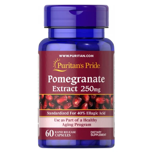 Puritan's Pride, Pomegranate Extract, 250 mg, 60 Rapid Release Capsules