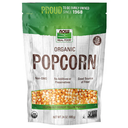Now Foods, Popcorn Organic, 24 oz