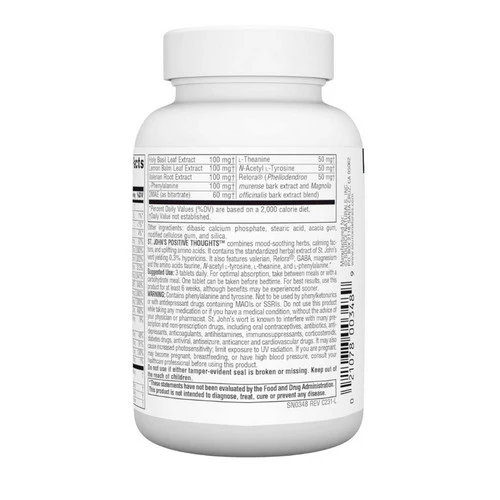 Source Naturals, Positive Thoughts, 45 Tabs - Image 3
