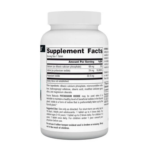 Source Naturals, Potassium Iodide, 120 Tabs - Image 2
