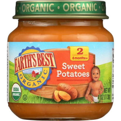 Earth's Best, Potato Strained Sweet Org, Case of 10 X 4 Oz