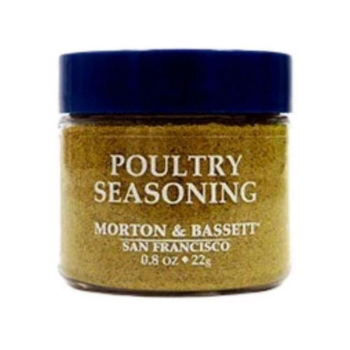 Morton & Bassett, Poultry Seasoning, 0.8 Oz (Case Of 3)