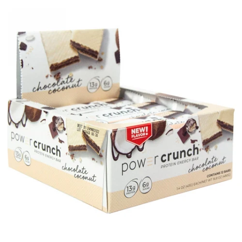 Power Crunch, Power Crunch Chocolate Coconut, 12 Count