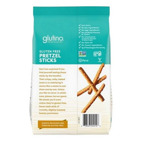 Glutino, Pretzel Sticks, 8 Oz(Case Of 12) - Image 2