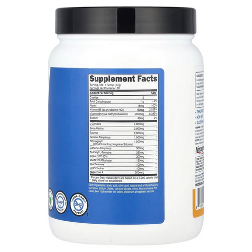 Nutricost, Pre-X Complex Peach Mango, 60 Servings - Image 2
