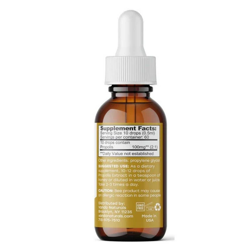 Apihaus, Propolis Extract Alcohol Free, 1 Oz - Image 2
