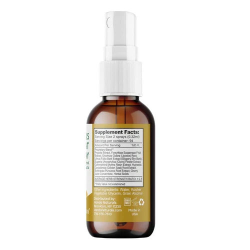 Apihaus, Propolis Throat Spray With Herbal, 1 Oz - Image 3