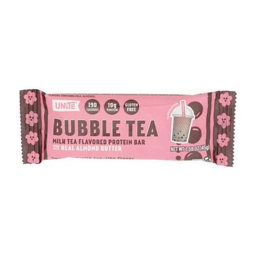 Unite, Protein Bar Bubble Tea, 1.59 Oz (Case Of 12)