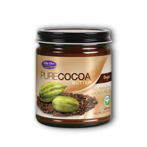 Life-Flo, Organic Pure Cocoa Butter, 9 Oz