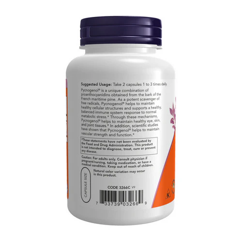 Now Foods, Pycnogenol, 30 Mg, 150 Veg Caps - Image 3