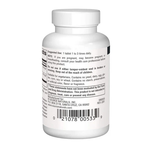 Source Naturals, Pycnogenol and Grape Seed Extract, 100 60 Tabs - Image 3