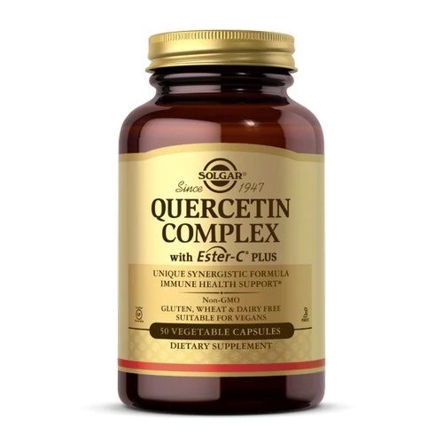 Solgar, Quercetin Complex with Ester-C Plus Vegetable Capsules, 50 V Caps