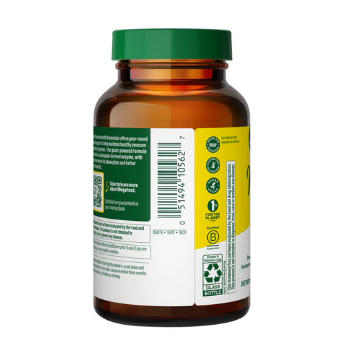 MegaFood, Quercetin With Bromelain, 60 Capsules - Image 2