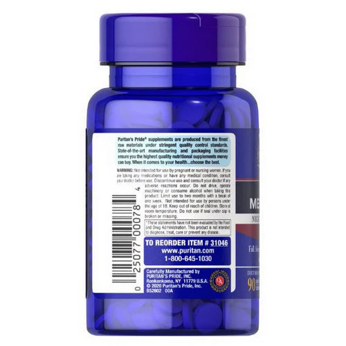 Puritan's Pride, Quick Dissolve Melatonin, 10 mg, 90 Tablets - Image 3