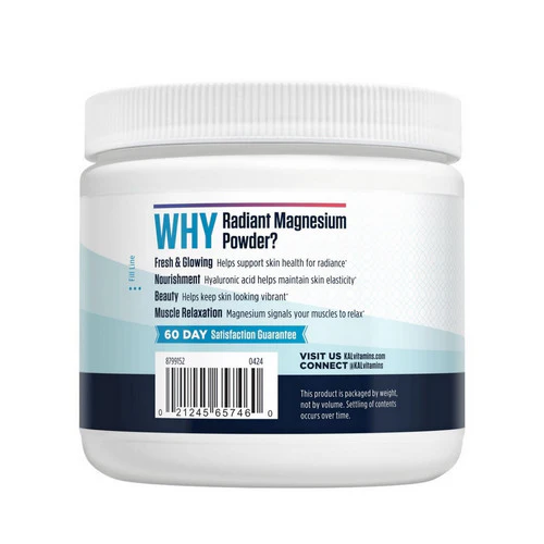 Kal, Radiant Skin Magnesium Powder, 7.3 Oz - Image 2