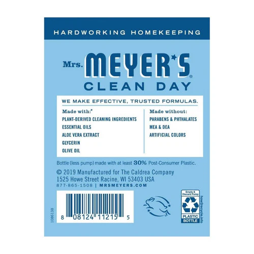 Mrs. Meyers Clean Day, Rain Water Hand Soap, 12.5 Oz - Image 2