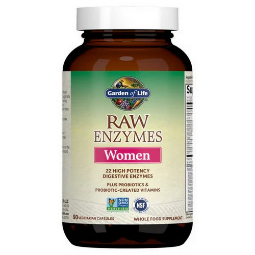 Garden of Life, RAW Enzymes Women, 90 caps - Image 3