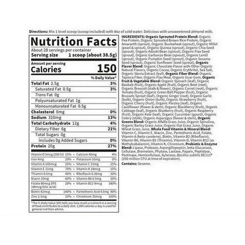 Garden of Life, RAW Organic Meal, 6.03 Oz - Image 2
