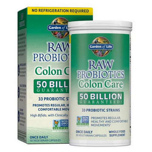 Garden of Life, Raw Probiotics Colon Care, 30 Caps - Image 3