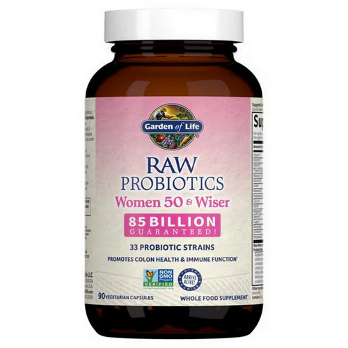 Garden of Life, RAW Probiotics Women, 50 & Wiser 90 caps - Image 3
