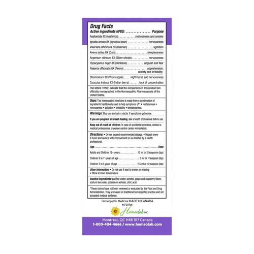 Homeolab, Real Relief Calming Syrup, 3.4 Oz - Image 3