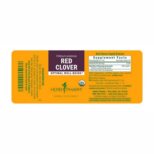 Herb Pharm, Red Clover Extract, 4 Oz - Image 2