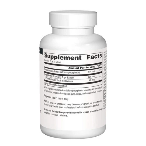 Source Naturals, Red Clover Extract, Extract 60 Tabs - Image 3