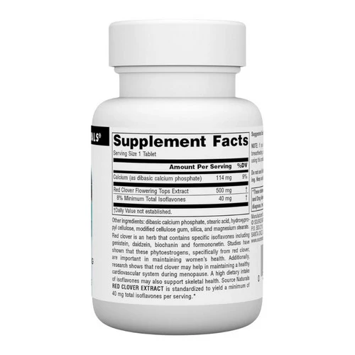Source Naturals, Red Clover Extract, 30 Tabs - Image 2