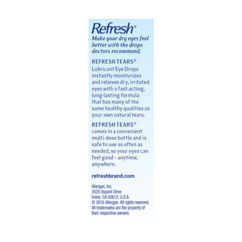 Refresh, Refresh Tears Lubricant Eye Drops, 1 Oz - Image 2