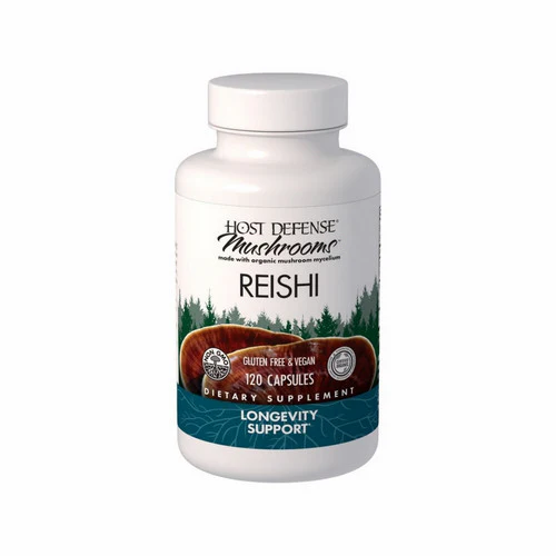 Host Defense, Reishi Capsules, 120 Cap - Image 2