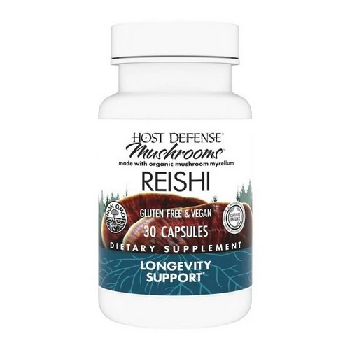 Host Defense, Reishi Capsules, 30 Cap - Image 2
