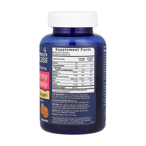 Mommys bliss, Reset My Body with Biotin Plus Collagen, 60 Gummies - Image 2