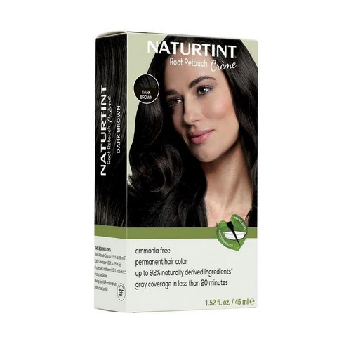 Naturtint, Root Retouch Creme Permanent Hair Color Dark brown 3N, 1.52 Oz