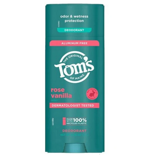Tom's Of Maine, Rose Vanilla Deodorant, 3.25 Oz