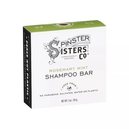 Spinster Sisters Co, Rosemary Mint Shampoo Bar, 3 Oz