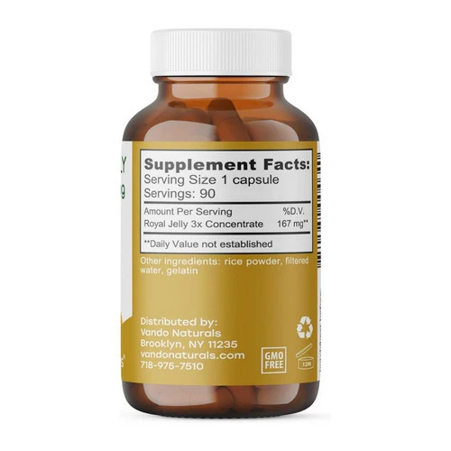 Apihaus, Royal Jelly, 500 Mg, 90 Capsules - Image 3
