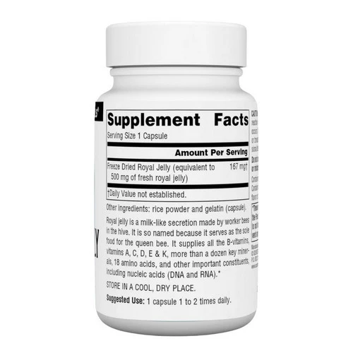 Source Naturals, Royal Jelly, 60 Caps - Image 2