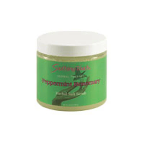 Soothing Touch, Herbal Salt Scrub Peppermint Rosemary Invigorating, PepperMint Rosemary, 20 Oz