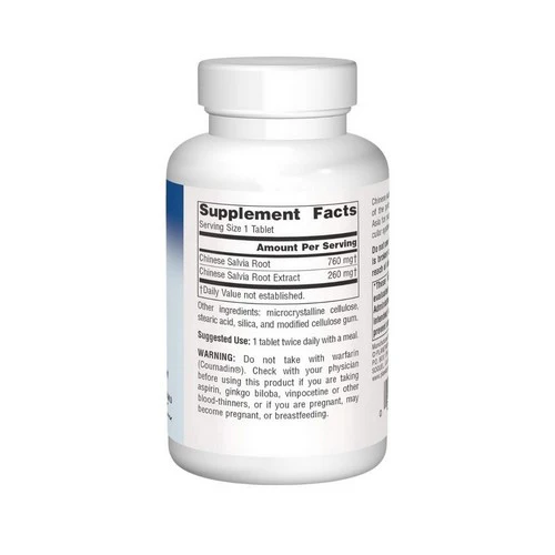Planetary Herbals, Salvia with MSV 60, 60 Tabs - Image 2