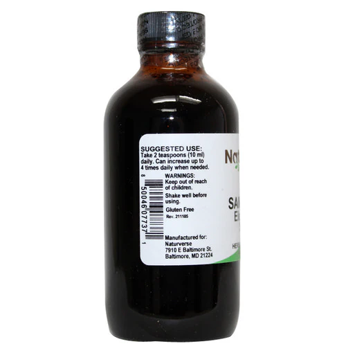 Sambucus Elderberry Syrup Alcohol-Free 4 Oz by Naturverse - Image 3