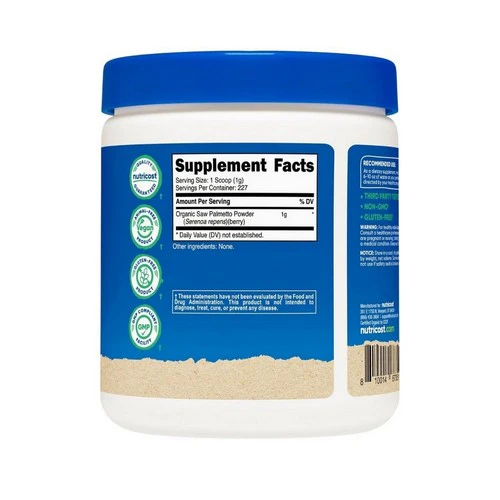 Nutricost, Saw Palmetto Powder Organic, 8 Oz - Image 2
