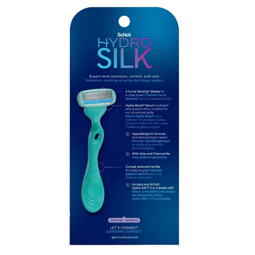 Carefree, Schick Hydro Silk Sensitive Care Razor, 1 Count - Image 2