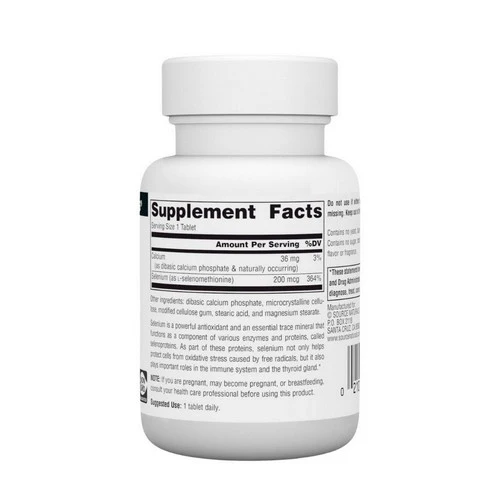 Source Naturals, Selenium Yeast Free, 200 Mcg, 60 Tabs - Image 2