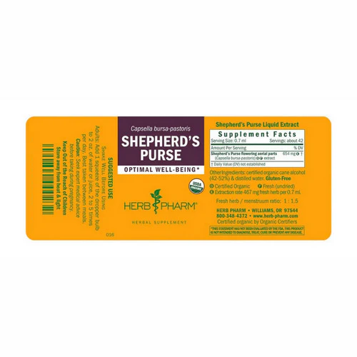 Herb Pharm, Shepherd's Purse Extract, 4 Oz - Image 2