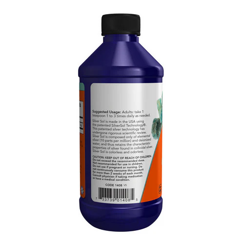 Now Foods, Silver Sol, 8 oz - Image 3