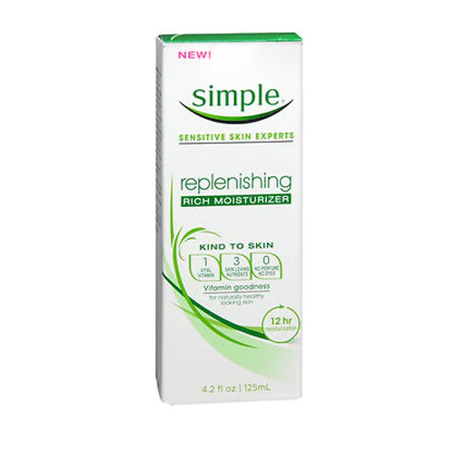 Simple, Replenishing Rich Moisturizer, 4.2 oz