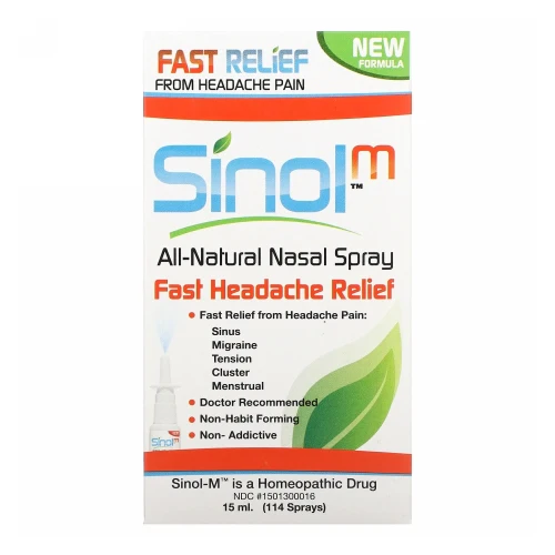 Sinol, Sinol M Headache Nasal Spray, 15 Ml
