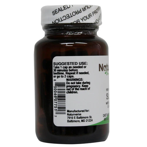 Sleep With Valerian And Melatonin Liquid Capsules 60 VegCaps by Naturverse - Image 3